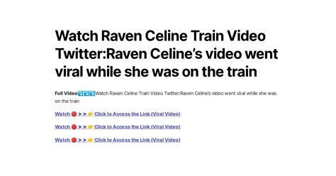 ravenceline train